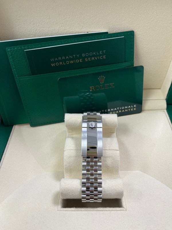 Rolex GMT-Master II Black Grey Bezel Jubilee Bracelet 126710GRNR - Image 11