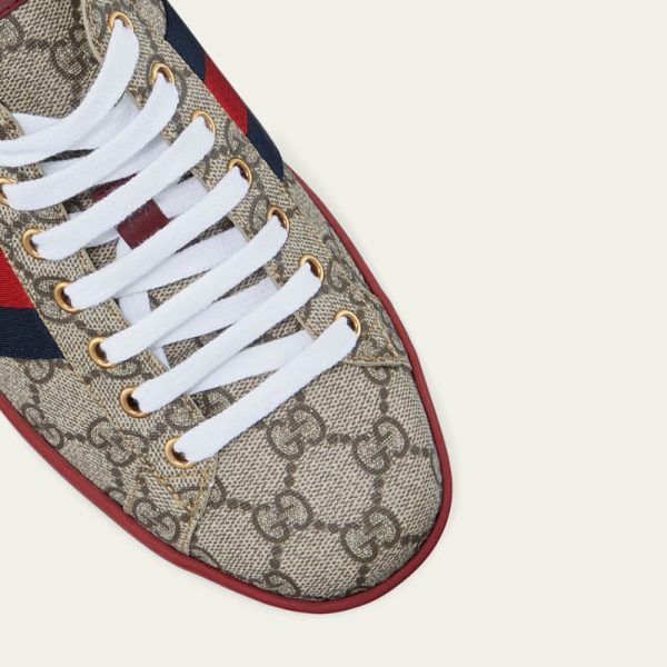 GUCCI Men's Ace GG Supreme Sneakers - Image 3