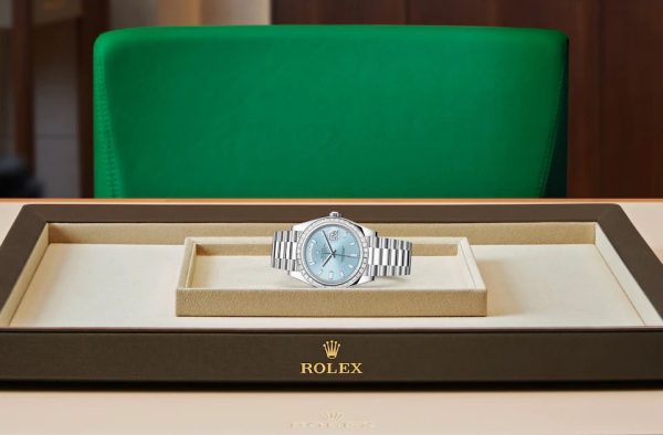 Rolex DAY-DATE 40 Oyster, 40 mm, platinum and diamonds m228396tbr-0002 - Image 2
