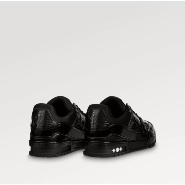 LV Trainer Black Embossed Monogram - Image 3