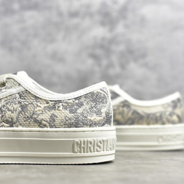 Dior Embroidered White Sneaker  1 - Image 5