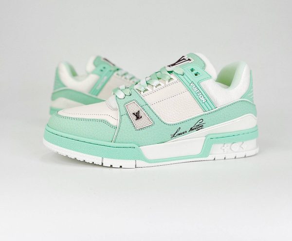 LV Trainer Mint White - Image 6
