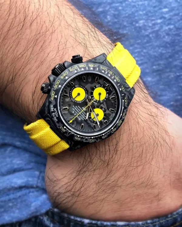 Rolex Daytona DiW NTPT Carbon 46490 Lemon Edition - Image 3